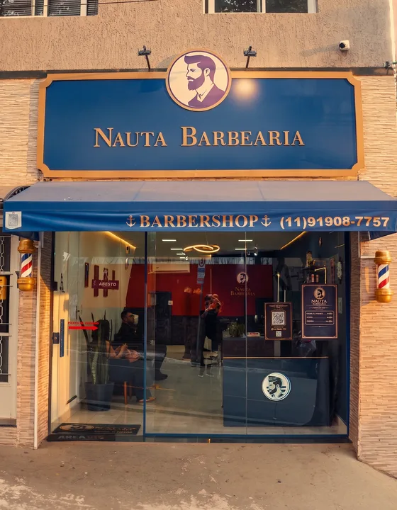 Fachada da Nauta Barbearia